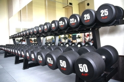 Aerofit AFDB27,5-37,5 набор обрезиненных гантелей, фото 2