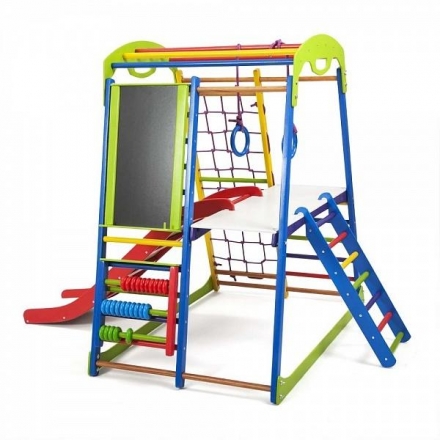 Детский спортивный комплекс для дома SportWood Plus 3 оптом, фото 3