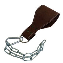 Лямка на пояс с цепью для отягощения, кожа КРС Лямка на пояс с цепью для отягощения, кожа КРС