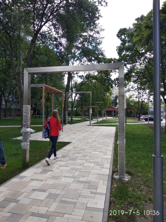 Арка декоративная малая из нержавейки оптом, фото 7