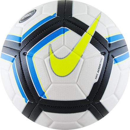 Мяч футбольный любительский облегченный &quot;NIKE Strike Team&quot;, р. 4, бело-черно-голубой оптом, фото 1