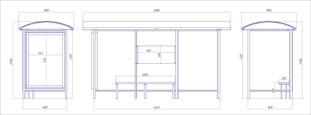 Остановочный комплекс &quot;Сити-Л3&quot; оптом, фото 3