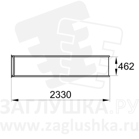 Горка из нержавеющей стали размером 2330х495 мм оптом, фото 4