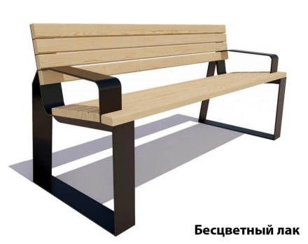 Парковая скамейка Подольск, Сосна 1,8 м оптом, фото 1