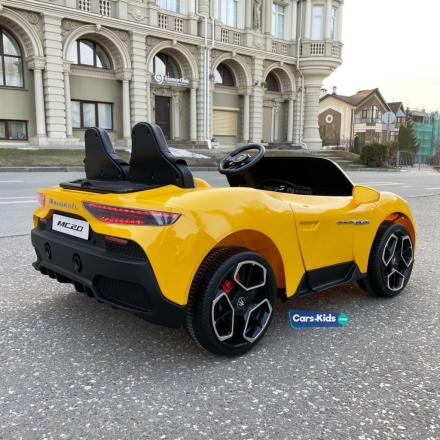 Электромобиль Maserati MC20 желтый оптом, фото 5