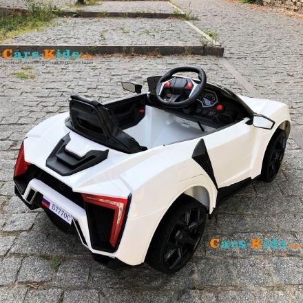 Электромобиль Lykan Hypersport QLS 5188 4WD белый оптом, фото 7