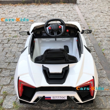 Электромобиль Lykan Hypersport QLS 5188 4WD белый оптом, фото 2
