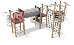 Спортивный комплекс ВСТ 5540 для уличной площадки, фото 2 Спортивный комплекс ВСТ 5540 для уличной площадки, фото 2
