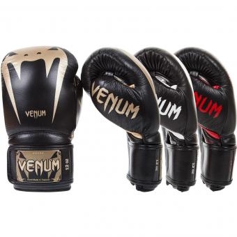 Перчатки боксерские Venum Giant 3.0 Black/Gold Nappa Leather оптом, фото 2