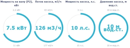 Насос с префильтром Saci Pumps Magnus-4 126м3/ч 380В оптом, фото 2