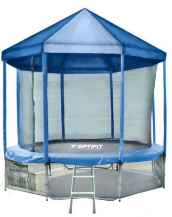 Батут OPTIFIT Like Blue 16ft 4,88 м с синей крышей оптом, фото 1