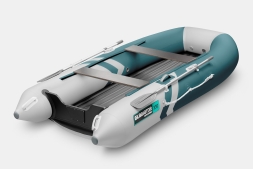 GLADIATOR E 330 SL AIR SPORT Морской зеленый-белый моторная лодка ПВХ, фото 2