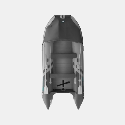 Gladiator C 400 AL ACTIVE Светло-темносерый моторная лодка ПВХ Алюминиевый пайол оптом, фото 4