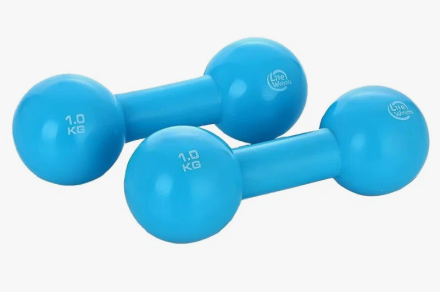 Гантель виниловая Lite Weights 1кг x 2шт оптом, фото 1