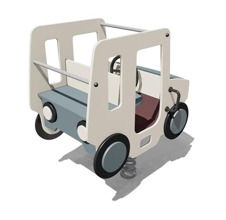 Качалка Джип ВСТ 5753 на 2-х пружинах для детской площадки оптом, фото 4