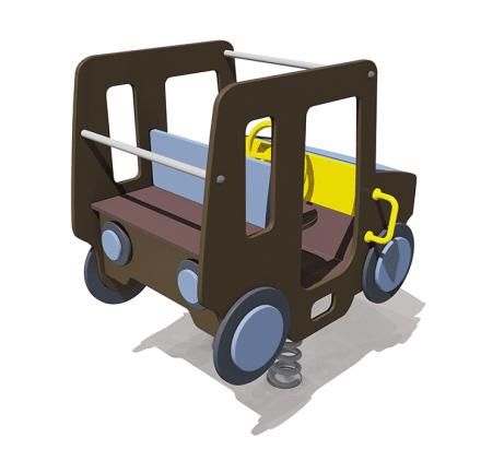 Качалка Джип ВСТ 5753 на 2-х пружинах для детской площадки оптом, фото 2