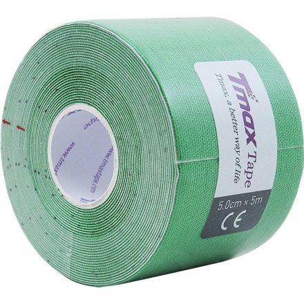 Тейп кинезиологический Tmax Extra Sticky Green (5 см x 5 м), арт 423181, зеленый оптом, фото 1