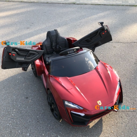 Электромобиль Lykan Hypersport QLS 5188 4WD красный оптом, фото 7