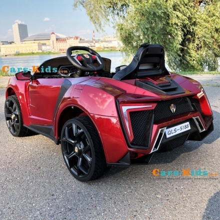 Электромобиль Lykan Hypersport QLS 5188 4WD красный оптом, фото 4