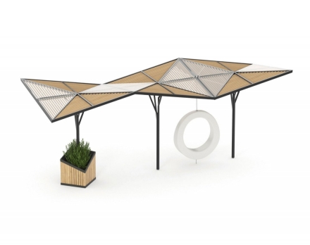 КОНСТРУКЦИЯ ДЛЯ УЛИЧНЫХ ПЛОЩАДОК PERGOLA «PR-02.01-02» оптом, фото 1
