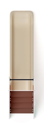 Горка пластиковая - ИО 42.01.05-03 - (бежевый скат) (Пряник) H=900 оптом, фото 5