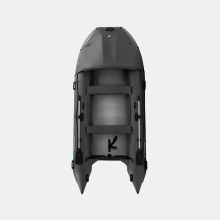 Gladiator C 400 AL ACTIVE Темно-серый моторная лодка ПВХ Алюминиевый пайол оптом, фото 3
