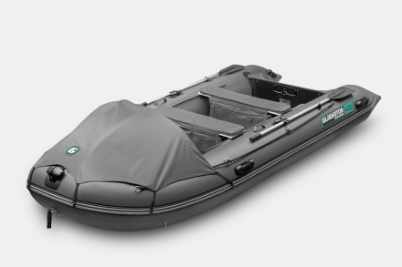 Gladiator C 400 AL ACTIVE Темно-серый моторная лодка ПВХ Алюминиевый пайол оптом, фото 1