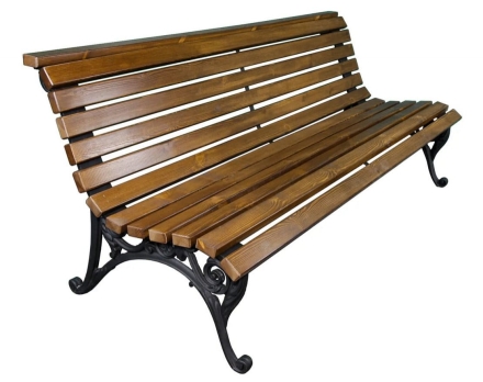 Скамейка Алушта, Лиственница 0,6 м оптом, фото 1