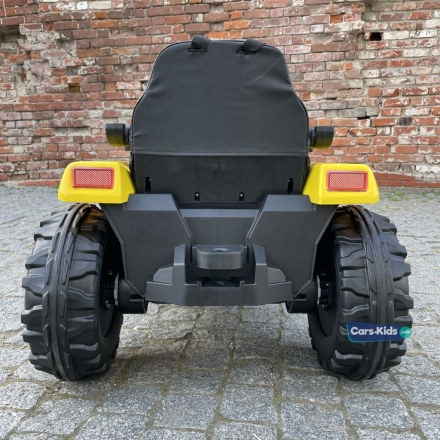 Электромобиль трактор с прицепом JCB 8330 жёлтый оптом, фото 5