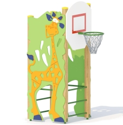 Спортивный комплекс Жираф 09030 для детской спортивной площадки, фото 1 Спортивный комплекс Жираф 09030 для детской спортивной площадки, фото 1