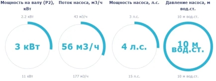 Насос с префильтром Saci Pumps Magnus-4 56м3/ч 380В оптом, фото 2