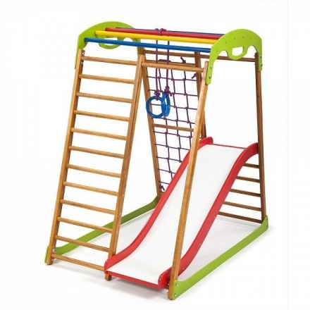 Детский спортивный комплекс для дома BabyWood Plus 1 оптом, фото 4
