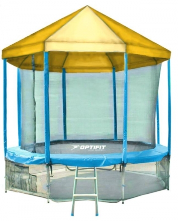 Батут OPTIFIT Like Blue 16ft 4,88 м с желтой крышей оптом, фото 1