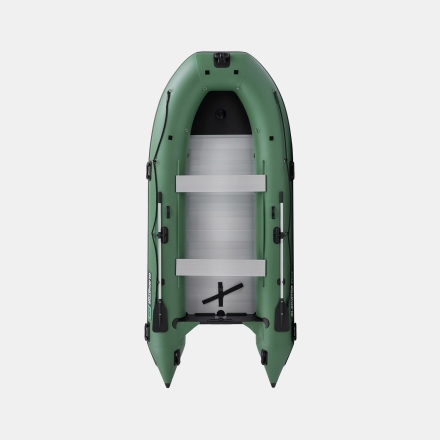 Gladiator C 400 AL ACTIVE Зеленый моторная лодка ПВХ Алюминиевый пайол оптом, фото 4