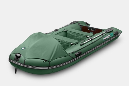 Gladiator C 400 AL ACTIVE Зеленый моторная лодка ПВХ Алюминиевый пайол оптом, фото 1