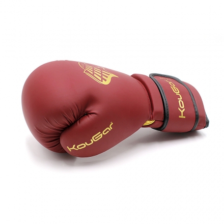 Перчатки боксерские KouGar KO800-6, 6oz, бордовый оптом, фото 3
