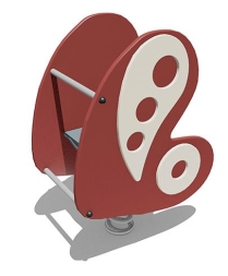 Качалка Бабочка ВСТ 5752 на 1 пружине для детской площадки, фото 2