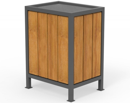 Урна с оцинкованным вкладышем Перфект 6 оптом, фото 1