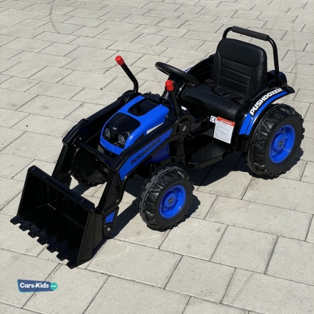 Электромобиль трактор с ковшом Harley Bella HL389-LUX синий оптом, фото 10
