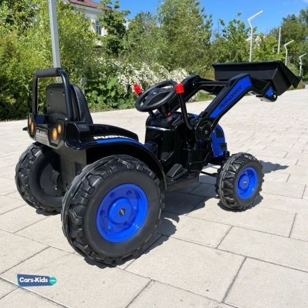 Электромобиль трактор с ковшом Harley Bella HL389-LUX синий оптом, фото 8