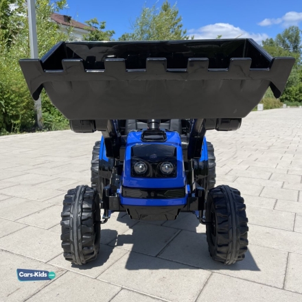 Электромобиль трактор с ковшом Harley Bella HL389-LUX синий оптом, фото 6
