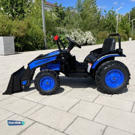 Электромобиль трактор с ковшом Harley Bella HL389-LUX синий оптом, фото 2