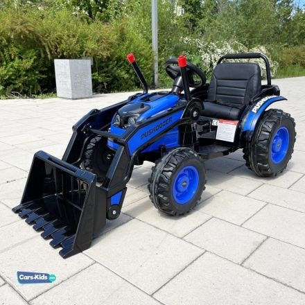 Электромобиль трактор с ковшом Harley Bella HL389-LUX синий оптом, фото 1