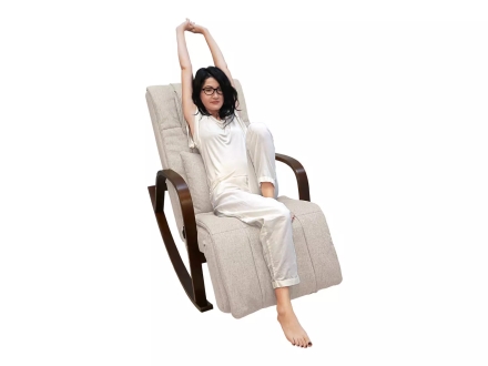 Массажное кресло качалка FUJIMO F2002 МСX Time2Chill Ivory (Tailor 2) Вишня оптом, фото 17