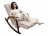 Массажное кресло качалка FUJIMO F2002 МСX Time2Chill Ivory (Tailor 2) Вишня оптом