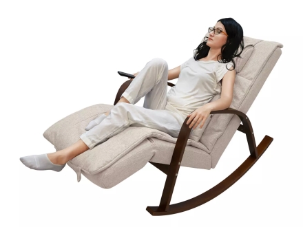 Массажное кресло качалка FUJIMO F2002 МСX Time2Chill Ivory (Tailor 2) Вишня оптом, фото 5