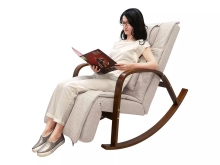 Массажное кресло качалка FUJIMO F2002 МСX Time2Chill Ivory (Tailor 2) Вишня оптом, фото 7