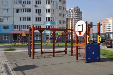 Спортивный комплекс 09028.21 для детской спортивной площадки оптом, фото 3