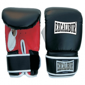 Перчатки снарядные Excalibur 604/02 Cowhide Leather - Black/Red оптом, фото 1