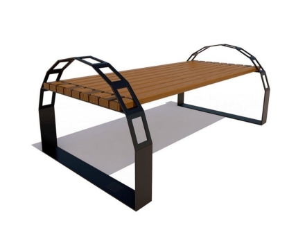 Парковая скамейка Арка, Лиственница 1,5 м оптом, фото 1